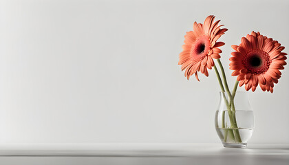 Fototapeta premium Beautiful Isolate Gerbera Flower