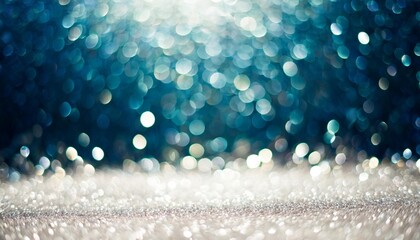white glitter with shiny sparkles background defocused abstract christmas new year lights on backgroundimage digital design illustration