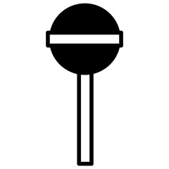 Candy solid glyph icon