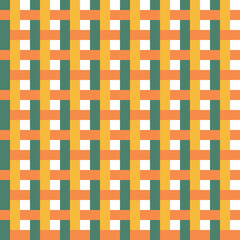 Colorful, vintage, modern, and retro style striped check pattern background illustration. Pattern graphic used for wallpaper, tile, fabric, textile, interior.