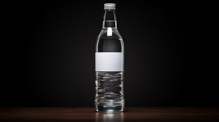 Pack shot bottle of water studio light - obrazy, fototapety, plakaty