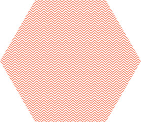 Polygon background in zigzag decoration design.