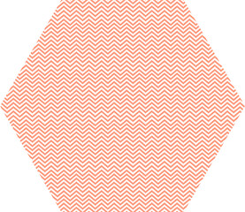 Polygon background in zigzag decoration design.