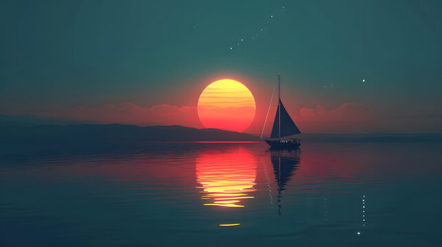 Downtempo chillout minimalist desktop wallpaper