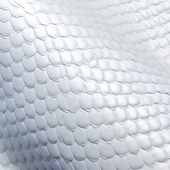 Waving white snake skin texture