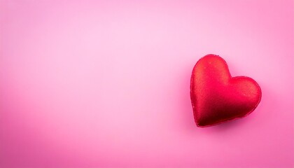 valentine heart on pink background illustration