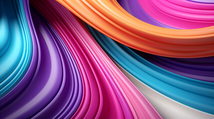 abstract colorful glowing wavy perspective with fractals and curves background 16:9 widescreen wallpapers