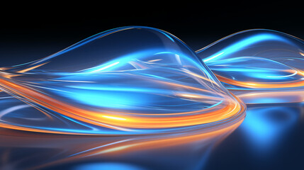 abstract colorful glowing wavy perspective with fractals and curves background 16:9 widescreen wallpapers