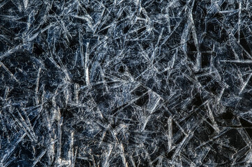 backdrop made of ice needles. shards of ice