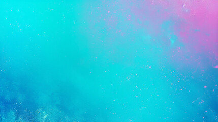 Fototapeta premium Vibrant Style Turquoise Psychedelic Grainy Gradient. Copy paste area for texture 