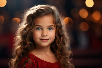 Fototapeta premium Generative AI technology picture kids on stage concept ready for performance dancing singing showing tricks