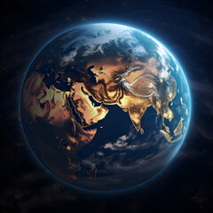 view of earth from space