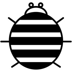 Sowbug solid glyph icon