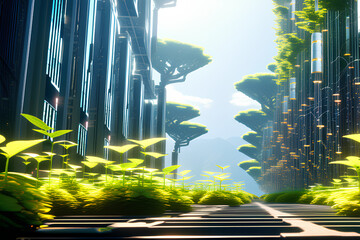 graffiti on wall generative AI 