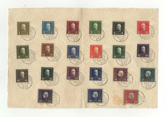 COLLECTION OF ANTIQUE STAMPS