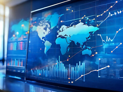 Healthcare business graph and data of Medical business growth
