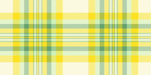 Dimensional seamless pattern textile, valentines day texture fabric tartan. Clothes background check vector plaid in light yellow and yellow colors.