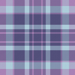 Refresh pattern check texture, silk vector tartan seamless. Pajamas background plaid textile fabric in pastel and light colors.