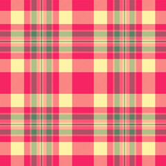 Tartan background texture of seamless textile vector with a check pattern fabric plaid.