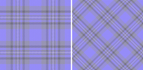 Plaid texture seamless of vector pattern check with a background textile fabric tartan. Set in stylish colors. Stylish festive outfits for special occasions.