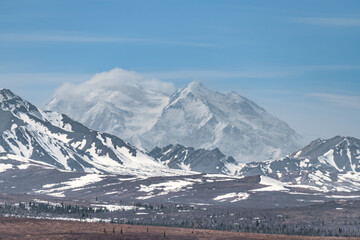 Mount Denali - Mount McKinley in Denali National Park, Alaska, USA