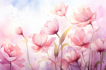 Pink Floral Nature: A Serene Spring Blossom of Beauty and Elegance, Gifted by Mother Earth.