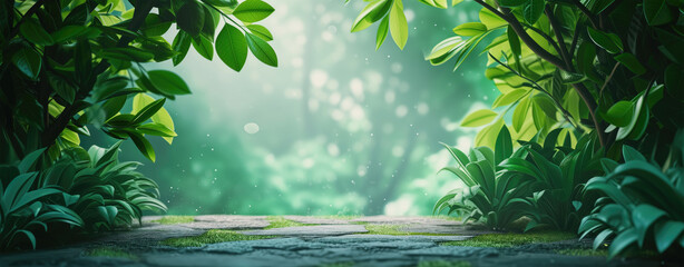 Fresh Foliage Background