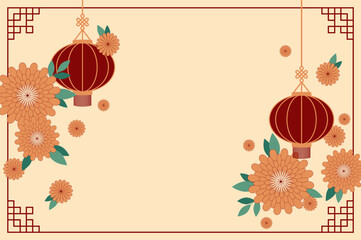 Chinese style banner - 709730051
