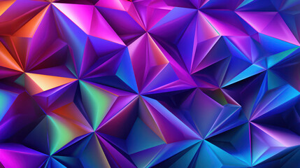 Fototapeta premium Abstract Crystal Design: A Modern Pattern of Geometric Triangles.