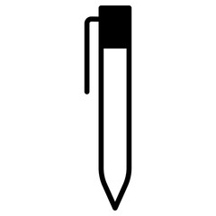 Pen solid glyph icon