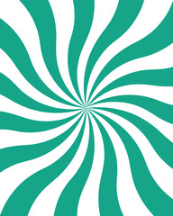 Swirl wavy background of Turquoise and white twisted spiral ray png stripes
