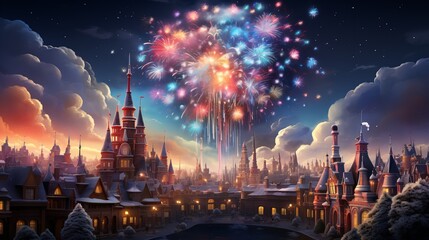 New Year’s Eve at the Enchanted Castle, Generative ai