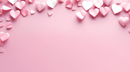 Romantic heart-shaped Valentine's Day background, symbolizing Valentine's Day, wedding, love