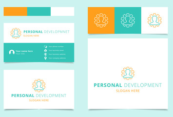 Personal Development logo brand business card. Branding book from business management icons collection. Creative Personal Development logo