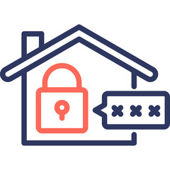 Home Lock Icon