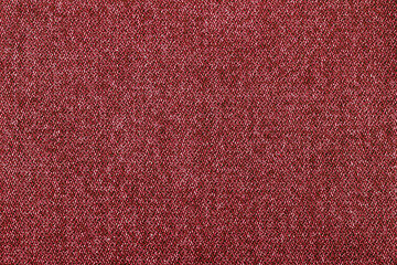 Fototapeta premium red color jeans texture, factory fabric on white background