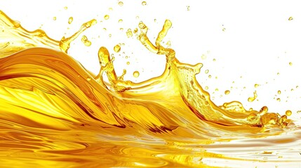 Sunflower Oil Splash