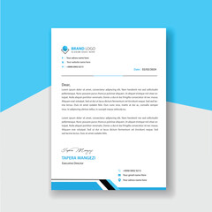 Vector letterhead template for your business
