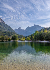 Fototapeta na wymiar Lake Jasna in Alps, Slovenia