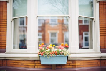 bay windows on a victorian house with floral trims