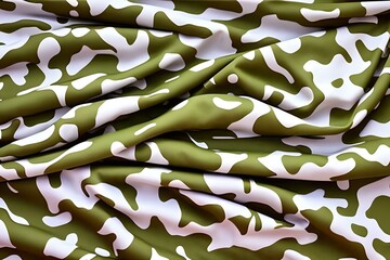 Fototapeta premium army camouflage pattern rippled fabric background