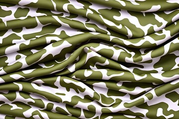 Fototapeta premium army camouflage pattern rippled fabric background
