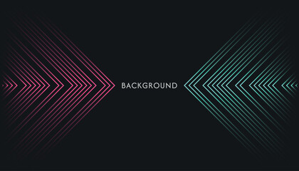 Futuristic background with purple and green  colored energy lines
