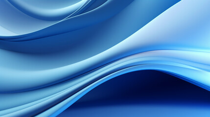 abstract light blue background with curve 3d rendering