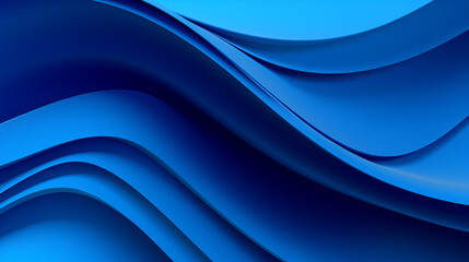 abstract blue background with wavy line 3d rendering