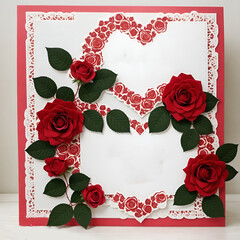 Here are some Valentine's Day card design for your love one red roses and love 