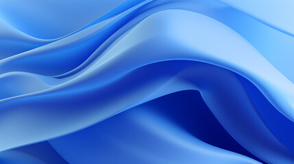 abstract blue background with curve 3d rendering