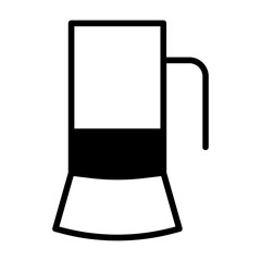 Coffee Maker solid glyph icon