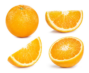 Orange isolated on white background