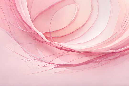 pink wet ink or watercolor spiral  abstract background